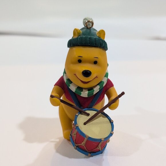 Walt Disney Other - Vintage Winnie The Pooh W/ Drum Disney Grolier Christmas Magic Ornament Rare